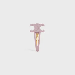 Celine Large Snap Hair Clip in Acetate and Steel