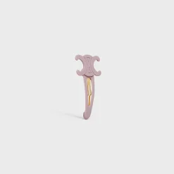 Celine Large Snap Hair Clip in Acetate and Steel