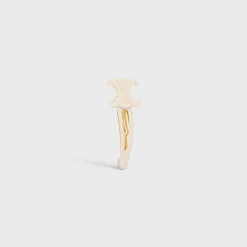 Celine Large Snap Hair Clip in Acetate and Steel