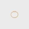 Celine Line Ring in Yellow Gold and Diamonds