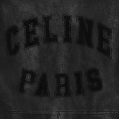 celine loose blouson jacket in soft lambskin