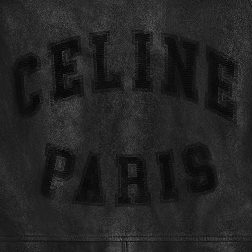 celine loose blouson jacket in soft lambskin
