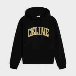 celine loose hoodie in COTTON FLEECE