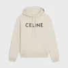 celine loose hoodie in COTTON FLEECE