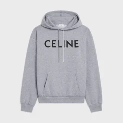 CELINE LOOSE HOODIE IN COTTON FLEECE