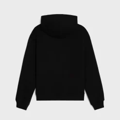 celine loose hoodie in COTTON FLEECE