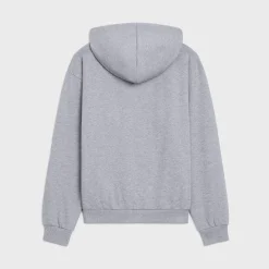 CELINE LOOSE HOODIE IN COTTON FLEECE