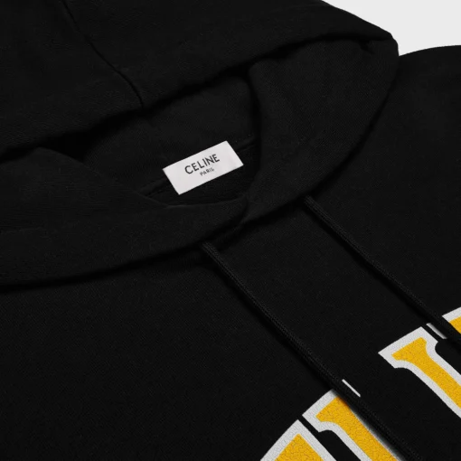 celine loose hoodie in COTTON FLEECE