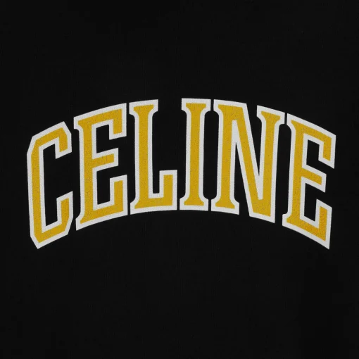celine loose hoodie in COTTON FLEECE