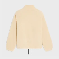 celine loose jacket in jersey fleece