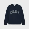 celine loose sweatshirt in COTTON FLEECE