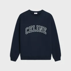 celine loose sweatshirt in COTTON FLEECE