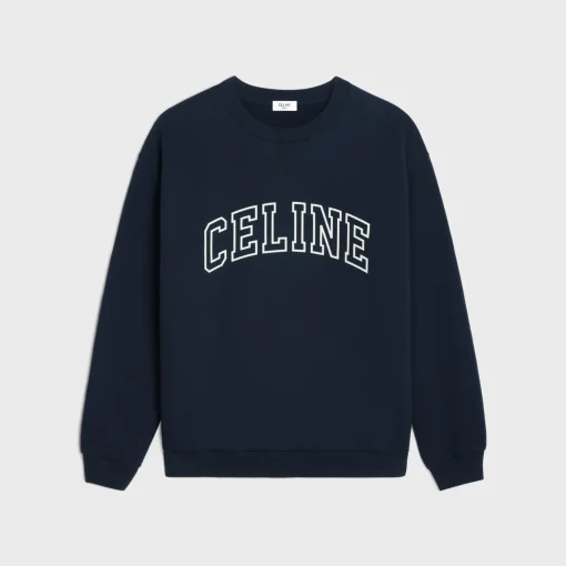 celine loose sweatshirt in COTTON FLEECE