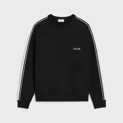 celine loose sweatshirt in cotton fleece