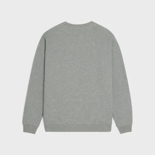 celine loose sweatshirt in COTTON FLEECE