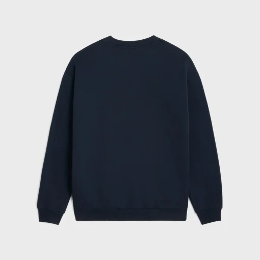 celine loose sweatshirt in COTTON FLEECE