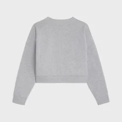 celine loose sweatshirt in cotton fleece