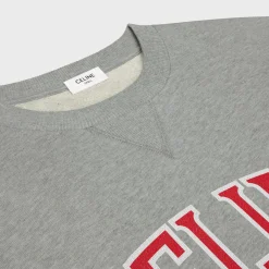 celine loose sweatshirt in COTTON FLEECE