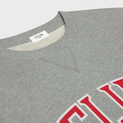 celine loose sweatshirt in COTTON FLEECE