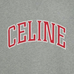 celine loose sweatshirt in COTTON FLEECE