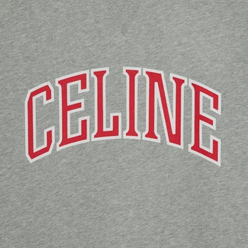 celine loose sweatshirt in COTTON FLEECE