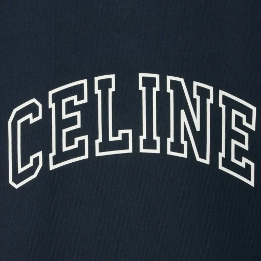 celine loose sweatshirt in COTTON FLEECE