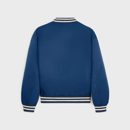celine loose teddy jacket in nylon