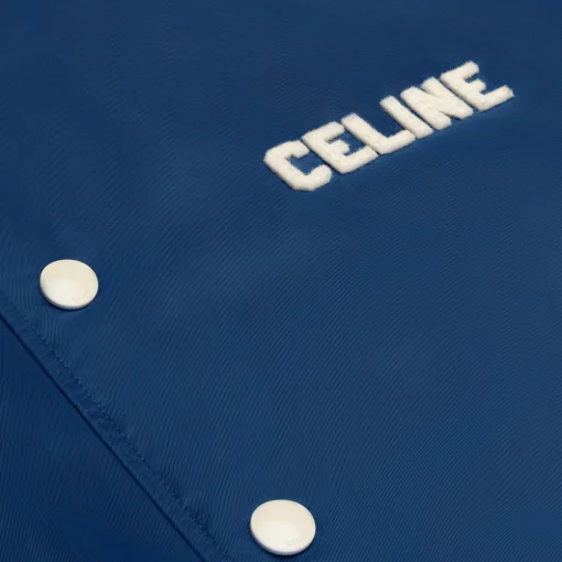 celine loose teddy jacket in nylon