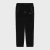 celine loose track pants in jersey fleece