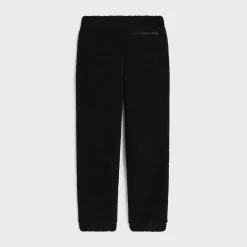 celine loose track pants in jersey fleece