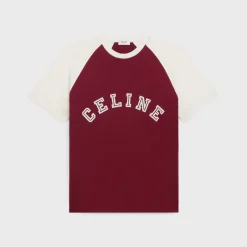 celine loose t-shirt in cotton jersey