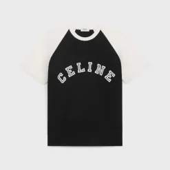 celine loose t-shirt in cotton jersey