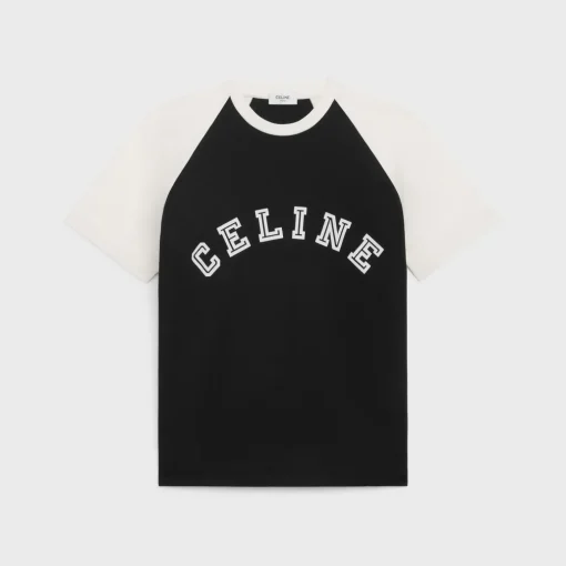 celine loose t-shirt in cotton jersey