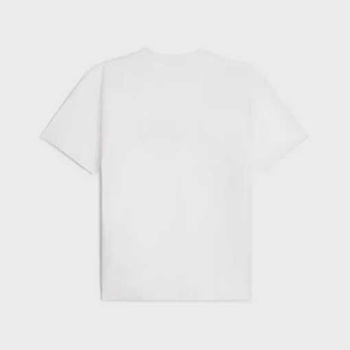 CELINE LOOSE T-SHIRT IN COTTON JERSEY