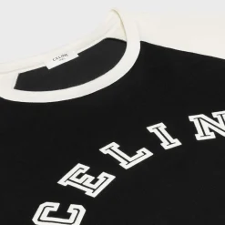 celine loose t-shirt in cotton jersey