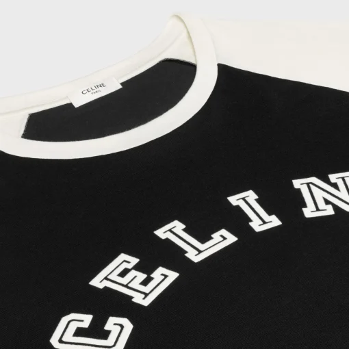 celine loose t-shirt in cotton jersey