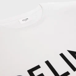 CELINE LOOSE T-SHIRT IN COTTON JERSEY