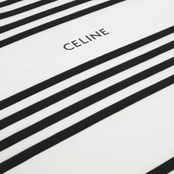 celine loose t-shirt in striped cotton jersey
