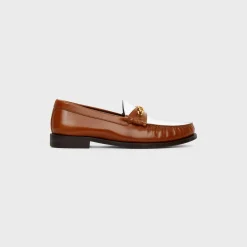 CELINE LUCO TRIOMPHE CHAIN LOAFER in POLISHED BULL