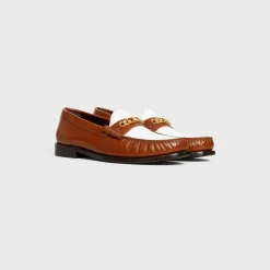 CELINE LUCO TRIOMPHE CHAIN LOAFER in POLISHED BULL