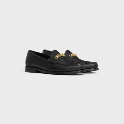 CELINE LUCO TRIOMPHE CHAIN LOAFER in CALFSKIN