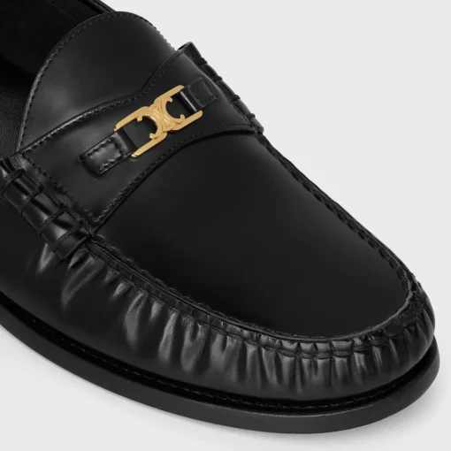 CELINE LUCO Triomphe Loafer in POLISHED BULL