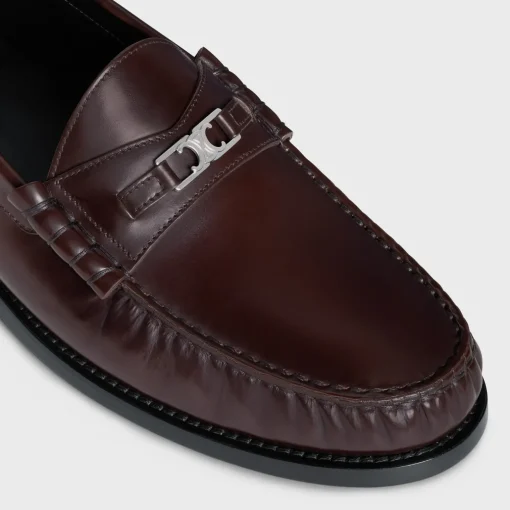 CELINE LUCO Triomphe Loafer in POLISHED BULL
