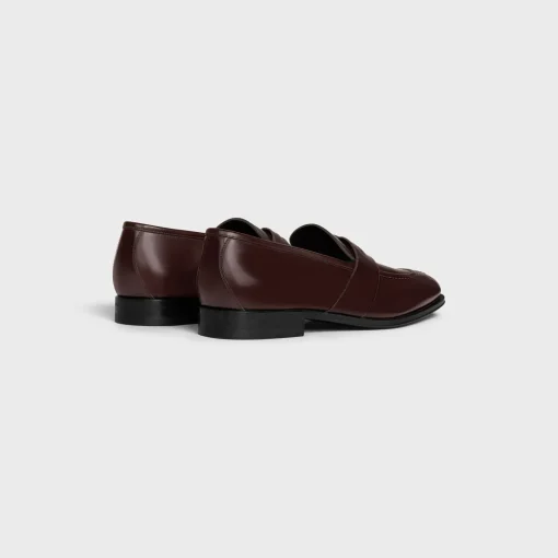 CELINE MALAQUAIS PENNY TRIOMPHE LOAFER in POLISHED BULL