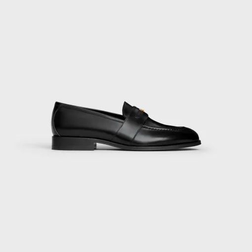 CELINE MALAQUAIS TRIOMPHE LOAFER in POLISHED BULL