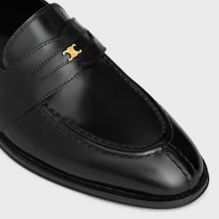 CELINE MALAQUAIS TRIOMPHE LOAFER in POLISHED BULL