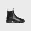 CELINE MARGARET CHELSEA BOOT WITH SHEARLING in Calfskin
