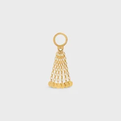 CELINE MEDALS CHARM in Brass