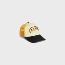 celine mesh baseball cap in cotton