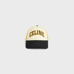 celine mesh baseball cap in cotton